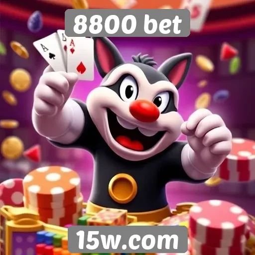 Variedade de jogos disponíveis no 8800 bet